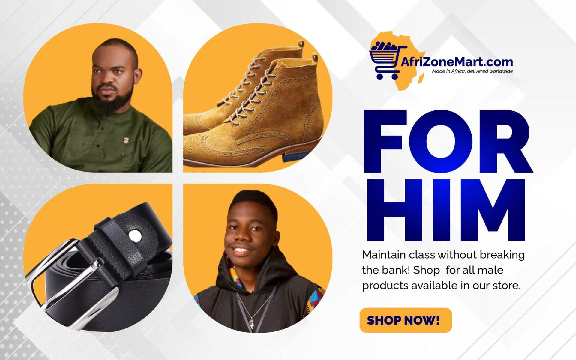 For Him — Maintain class without breaking the bank